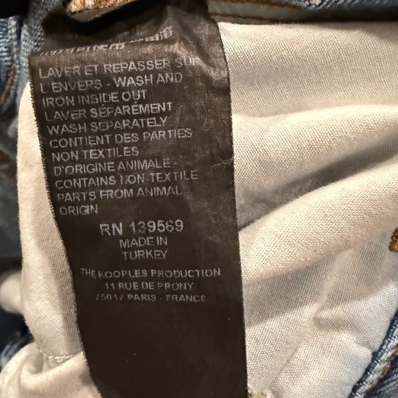 The Kooples Kristy Boot Cut Jeans Size 26 - Picture 10 of 10